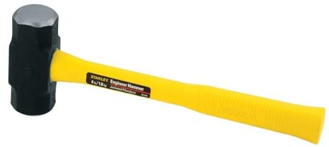 Stanley 56-204 4-Pound Jacketed Fiberglass Engineer Hammer