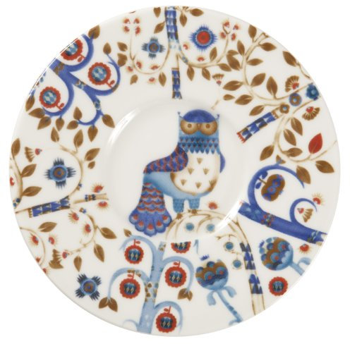 Iittala Taika Espresso Saucer, White, 4-1/2-Inch