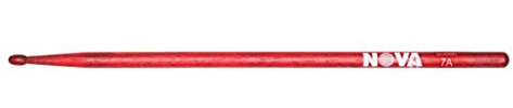 Vic FIrth - NOVA Drumsticks - 7A - Wood Tip - Red