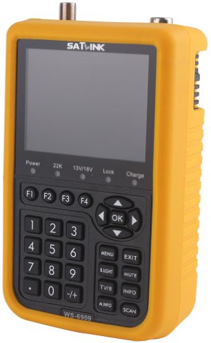 Satlink WS-6909 3.5 DVB-S e DVB-T Combo cercatore del segnale satellitare metro