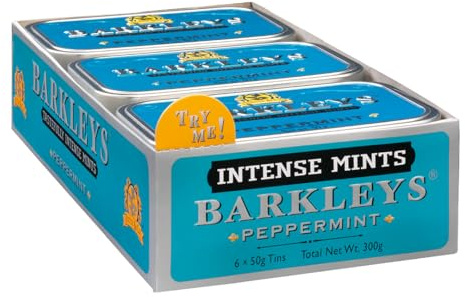 Barkleys Classic Mints - Peppermint, 6 tins, 6er Pack (6 x 50 g)