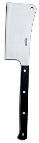 AUSONIA - 64330 HACKMESSER MIT ZWEI GRIFFEN MIT KLINGE AUS ROSTFREIEM 440ER EDELSTAHL 26CM UND LANGEM GRIFF AUS UNGIFTIGEM POLYPROPYLEN, 1800 GRAMM