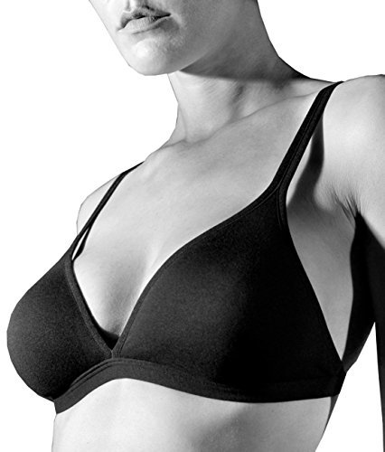 Reggiseno Senza Ferretto Coppa B - Art. GINGSENG (4 IT, Nero)