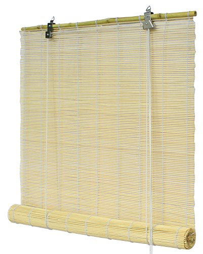 Flairdeco Bambusrollo freihängend, Bambus, Natur, 140 x 160 cm