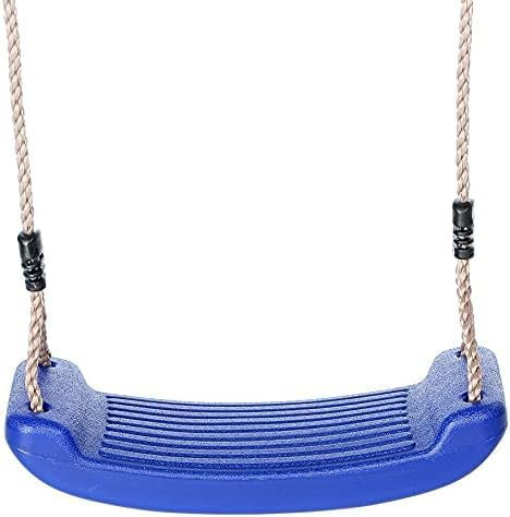 Kinder Schaukelsitz von Gartenpirat Robustes Schaukelbrett aus Kunststoff für sicheren Spielspaß Farbe Blau