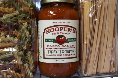Hoopers Tipsy Tomato Red Wine Pasta Sauce - 2 Pack 26 oz. Each jar - 100% All...