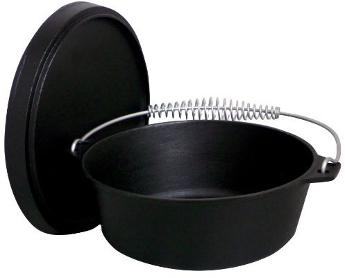 King Kooker Four Hollandais en fonte pré-assaisonné 8 litres