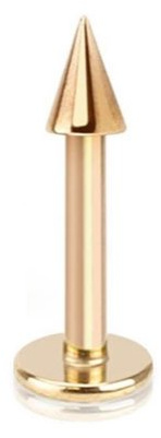Paula & Fritz® Labret Piercing Lippenpiercing Stecker 8-mm 10-mm 1,2-mm 1,6-mm Ohr Rosegold Damen Herren Tragus Conch Stab Chirurgenstahl Spitze Kegel