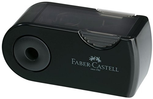 Faber-Castell 182710 - Temperino pieghevole Sleeve Mini, nero