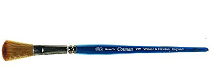 Winsor & Newton 5389116 Cotman Aquarell Synthetikhaar Pinsel - Serie 999 - Mop Pinsel, kurzer Stiel mit exzellenter Sprungkraft, Farbtragekraft und Punktgenauigkeit - 16mm - 5/8