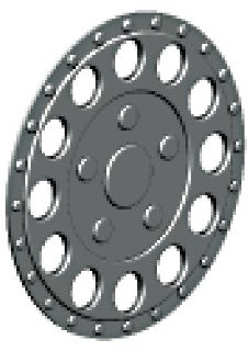 Ninco 4 x Radkappen Radzierblenden stabile + Disc 38,1 cm
