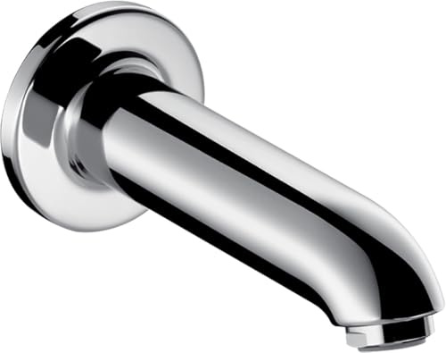 hansgrohe Wanneneinlauf, Komfort-Auslauf 147mm, Wandmontage, Chrom