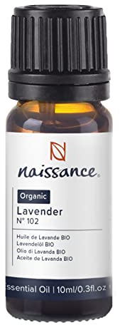 Naissance Aceite Esencial de Lavanda BIO Puro (No.102) 10ml - Aromaterapia Natural, Dormir, Masaje, Cuerpo, Pelo, Relajación - Humificador, Velas, Jabones, Difusor, Ambientador - Vegano, No Deluido