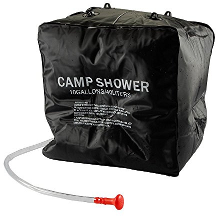 SODIAL (R) Shower Bag 40L tragbare Solar Camping