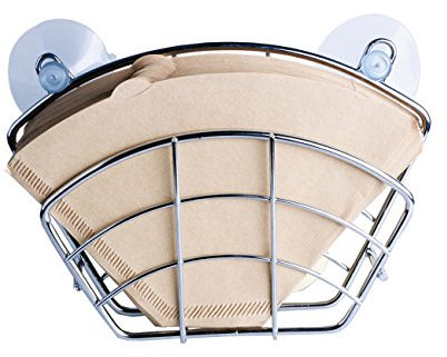 ECO Kaffee-Filter-Halter 2X Saugnapf Kaffeefilterhalter Kaffeepad Kaffeefilter Filterhalter 79