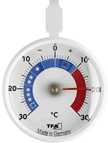 TFA Dostmann 14.4006 Kühl-Gefrierschrank-Thermometer, Schwarz