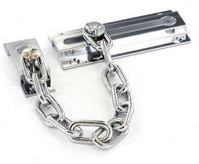SEC BRS DOOR CHAIN CP S1621*