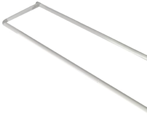 Wenko 19233100 Drehbare Doppel-Duschstange, 70-115 cm, chrom