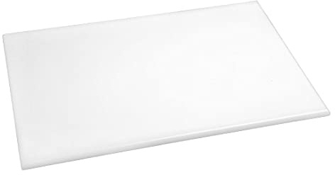 Hygiplas Planche à découper haute densité blanche F157 antimicrobienne 12 (H) x 455 (L) x 305 (l) mm, HDPE, Convient pour l'utilisation en boulangerie et en laiterie