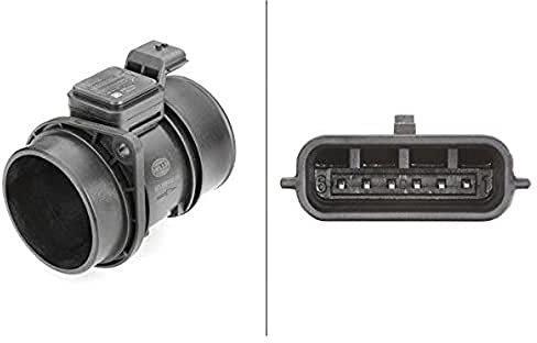 HELLA 8ET 009 142-131 Medidor de la masa de aire - 6polos - Tubuladura