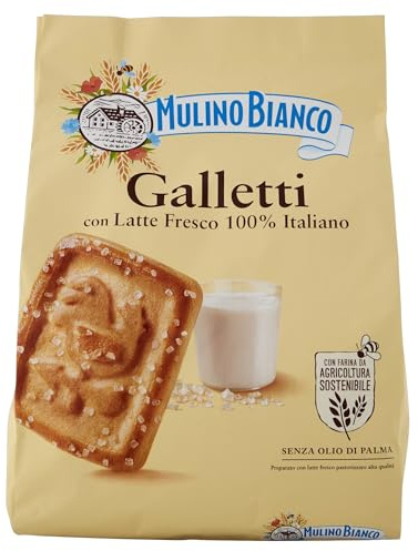 Mulino Bianco Biscotti Frollini Galletti, Colazione Ricca di Gusto, 800g