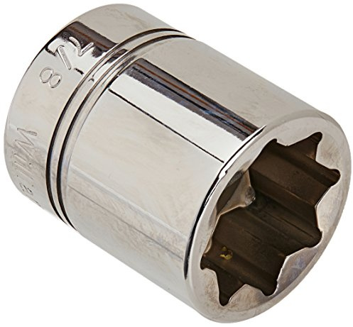 Williams ST-828 1/2 Drive Shallow Socket, 8- Point, 7/8-Inch