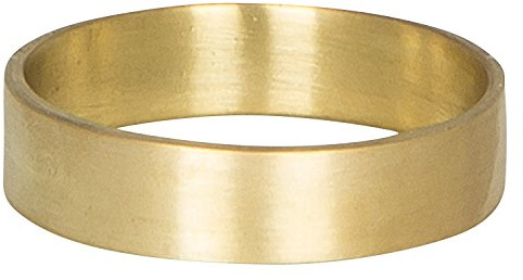 Broste Copenhagen 71111618 Serviettenring, Messing,D4, Gold, 5 x H 0,5 cm, 6er Pack