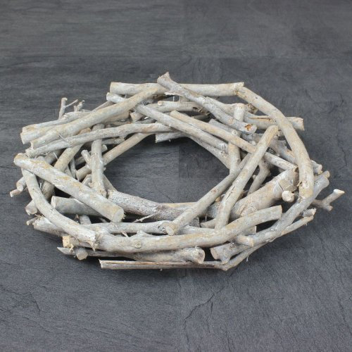 Stöckchen-Kranz Holzkranz Kranz Adventskranz Weihnachten Garten 30 cm