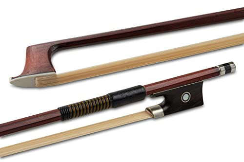 Gewa Arco Para Violin Madera Brasil 4/4 Nuez en ébano, Crines naturales