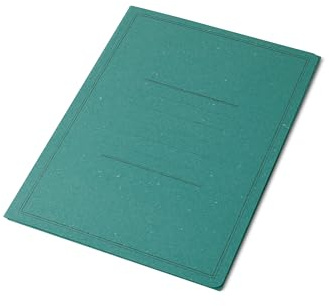 Pigna, 50 Cartelle per atti Semplici senza lembi con Stampa, Linea Eco, 24,5x34,5 cm, 180 g/mq, VERDE
