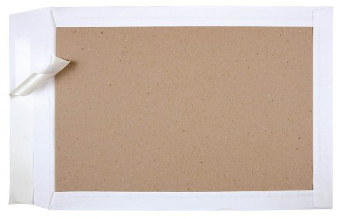 100 MAILmedia Papprückwand - Versandtaschen B4 ohne Fenster / weiß