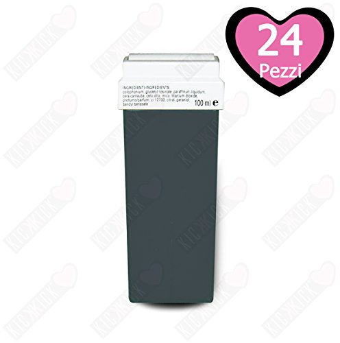 Cartuccia Cera per Rullo Roll-On per Depilazione all' Azulene 100 ml 24 pz …