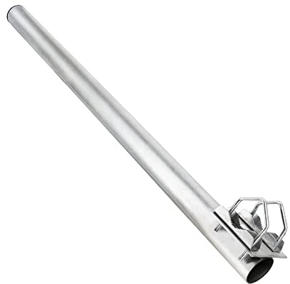 Premium X Balkon-Halter 100cm Ø 48mm Stahl Mast Geländer-Halterung Satelliten-Schüssel SAT-Antenne Ausleger Mastaufsatz Mast-Verlängerung