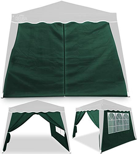 Deuba 2X Pareti Laterali per Gazebo Capri 3x3m Idrorepellente Pannelli per Padiglione Giardino