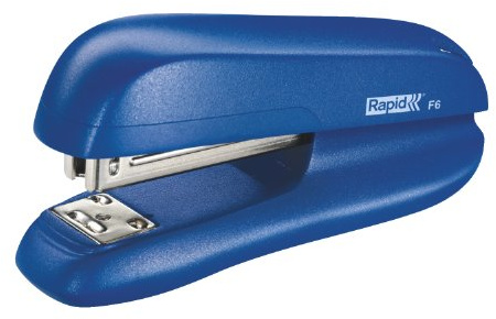 Rapid F6 Small Half Strip Stapler, 20 Sheet Capacity, Stapling, Tacking and Pinning, Compact Design, Blue, 5000269