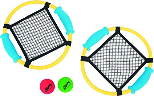 Unbekannt Trampolinschläger 6er Set von SPORDAS / 6 leichte Schläger mit Netzen - Durchmesser 30 cm / 6 Schaumstoffbälle - Durchmesser: 6 cm