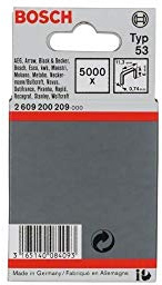 Bosch 5000x Feindrahtklammern, Typ 53/6 | Länge 6 mm,