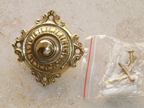 Graf von Gerlitzen Antik Messing Klingel 1 Türklingel Klingelschild Klingelplatte K48P