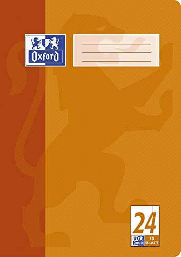 Oxford 100050310 Heft A4 / 16 Blatt Lineatur 24