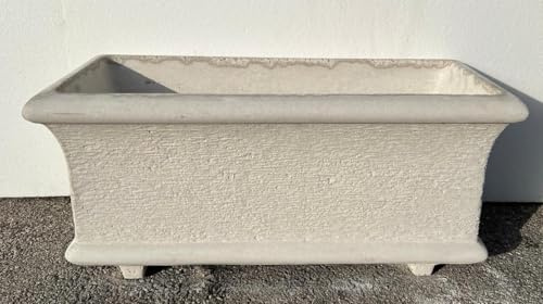 ARTISTICA GRANILLO FIORIERA IN CEMENTO,VASI, MISURE 90X40 H 40 CM.