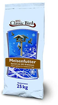 Meisenfutter 25kg , Winterfutter, Vogelfutter mit Erdnusskernen