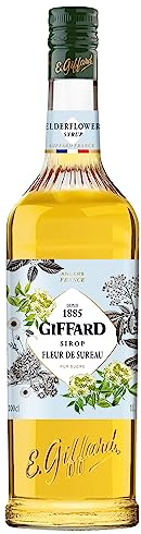 GIFFARD - Sirop de Fleur de Sureau - Recette et Fabrication Françaises - Floral et Désaltérant - 1 Litre