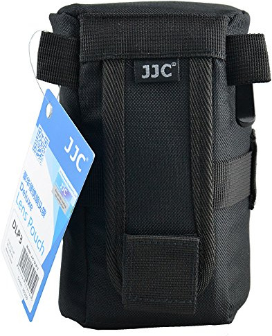 JJC DLP 2 Deluxe Lens Pouch, Schwarz, 80 x 152mm
