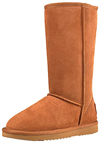 Shenduo Scarpe Donna Invernali - Stivali da Neve Classico con Antisdrucciolo Impermeabile Caldo D5115