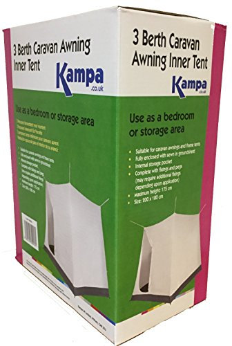 KAMPA 3 BERTH CAMPING CARAVAN AWNING INNER TENT BEDROOM NEW