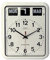 NRS - Orologio da parete con indicazione della data, grande, analogico