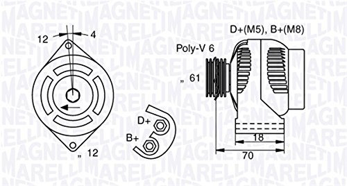 Magneti Marelli 063377005010 - Alternatore