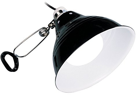 Exo Terra Glow Light, Porzellan-Klemmlampe und Leuchtreflektor, fuer Lampen bis 200W, Durchmesser 25cm