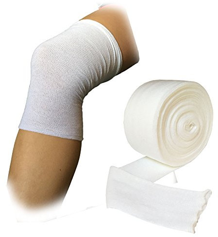 Steroplast Tubular Gauze Bandage, 10 Meters, 3.5CM, White, CE Approved, 100% Cotton, Infant Limbs & Adult Hands