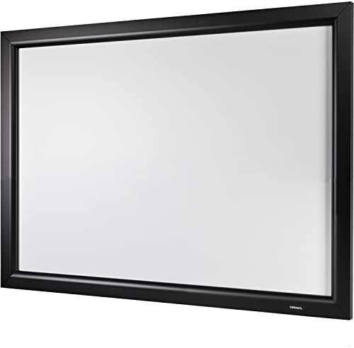 celexon HomeCinema Rahmen-Leinwand 100 | 200x150 cm 4:3 | langlebige 4K, Full-HD Beamer-Projektions-Leinwand mit top Planlage für Büro & Heimkino | Aluminium-Frame zur Wandmontage